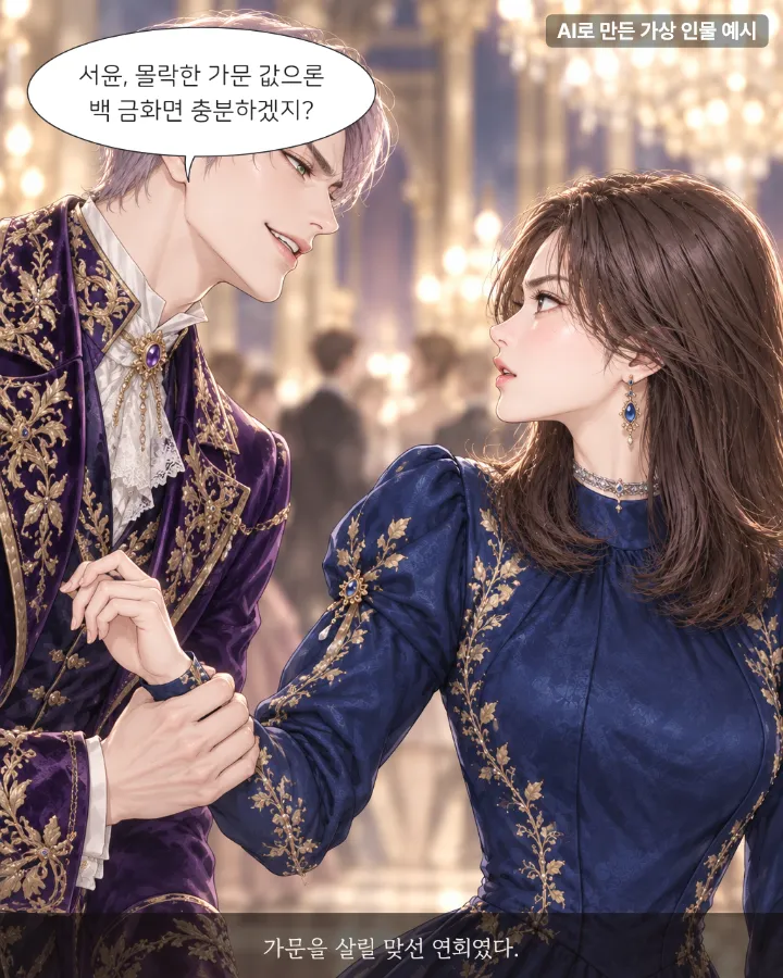 1년 뒤 이혼할 조건으로 대공과 계약 결혼했다 완성 컷 예시